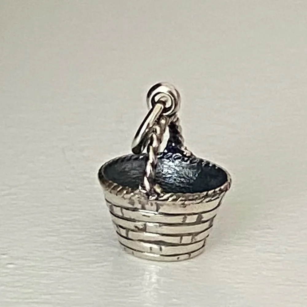James Avery Retired Basket Charm